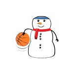  Basketball Snowman