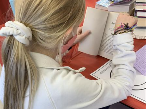 Grade 5 Book Tasting with Ms. Burke & Ms. Deiana